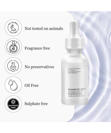2024 Niacinamide 10% + Zinc 1% Serum for Acne & Oil Control | Refreshing Facial Serum with Roller - Buy Online on GoSupps.com