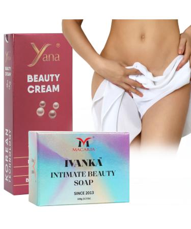 Yana Cosmetics Pvt ltd Yana Beauty Pussy Whitening Cream with Ivanka Intimate Beauty Pussy Whitening Soap