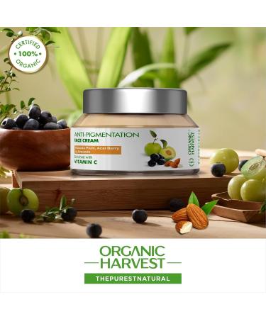 Shop Anti-Pigmentation Face Cream - Kakadu Plum Acai Berry & Almonds | 100% Organic Sulphate & Paraben-Free | 50g for Radiant Skin - Buy Online on GoSupps.com