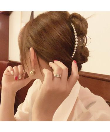 3PCs Large Non-Slip Hair Clips - Shonco Transparent Banana Hair Claw Clips for Women & Girls - Buy Online on GoSupps.com