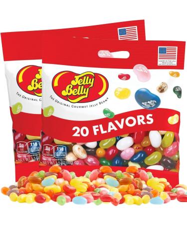 Jelly Belly 20 Assorted Flavours Gourmet Jelly Beans 3-Pack Bundle 100g - Christmas & Holidays Candy Vegan Candy Dairy Free Snacks Kosher Candy Gluten Free Bulk Candy Stocking Stuffers for Teens 20 Flavors - Buy Online on GoSupps.com