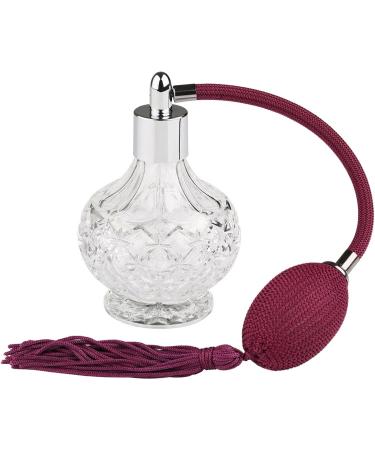 NeaxgeandX 3 set of Vintage Style Perfume Spray Bottle 80ml Fine Mist for Gift Makeup Tool Purple Red 3 Set of (Purple Red 80ml) - Buy Online on GoSupps.com