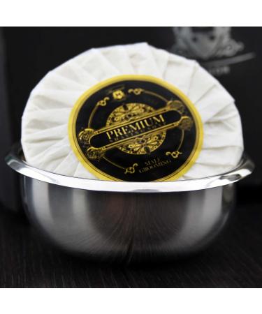 Haryali London 5-Part Men's Shaving Set | Silver Tip Brush Razor Blades & Bowl | Perfect Gift for Men - Buy Online on GoSupps.com