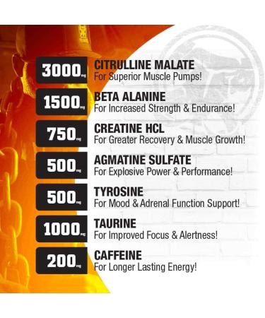 MAMMOTH PUMP Pre Workout Powder Superior Muscle Pumps Increase Strength & Endurance Explosive Power & Energy Supplement Heightened Focus Quick Recovery Reduced Soreness 30 serve (Pineapple Mango) Pineapple Mango 30 Count (Pack of 1) - Buy Online on GoSupps.com