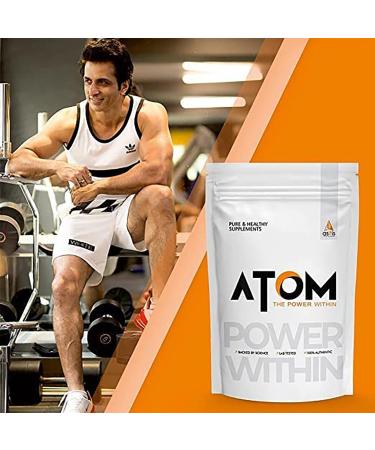 Asitis Nutrition Atom Whey Protein 1kg - USA Labdoor Certified 27g Protein Gluten-Free Digestive Enzymes Caf Latte Flavor - International Shipping Available - Buy Online on GoSupps.com