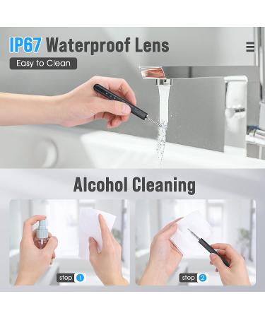 Ear Wax Removal Kit with 1080P HD Camera and 6 Ear Spoons | Otoscope with Light and 8 Ear Tips Included - Buy Online on GoSupps.com