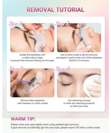 NAGARAKU Eyelash Extensions Glue Remover Cream - 12ml Mild & Non-Stimulating with Fruit Fragrance | Professional Adhesive Removal for Salons - Buy Online on GoSupps.com