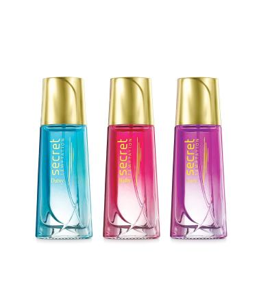 Secret's Temptation Fragrance Gift Set With Ruby Daisy & Jazz Long Lasting Perfume Spray For Women Pack Of 3 (30ml Each) Luxury Perfume Floral Scent - Buy Online on GoSupps.com