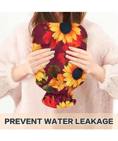Sunflower Hot Water Bottle 2L | Large Pain Relief Bag for Back Pain & Heat Therapy - Buy Online on GoSupps.com
