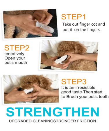 BeauFairy Pet Oral Care Kit Dogs Cats Oral Cleansing Spray 120ml with 50 Pet Disposable Teeth Cleaning Finger Cot Remove Dog Bad Breath Protect Teeth Health Pet Hygiene Dental Cleaning Products #002 - Buy Online on GoSupps.com