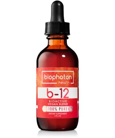 Biophoton Health Vitamin B12 Bioactive Methyl Blend - Liquid Sublingual B12 Drops - Vegan & Non GMO - Organic Glycerin & Sugar Free (2 Fl Oz) 2 Fl Oz (Pack of 1)