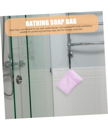 CANIGHT 4 Pcs Bar Soap Pouch for Bathing Mesh Soap Bag Soap Net Bag Bathing Exfoliating Soap Pouch Nylon - Buy Online on GoSupps.com