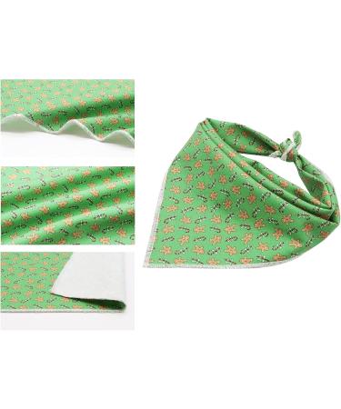 Buy Lionet Paws Christmas Dog Bandana - Gingerbread Man Design for Small Medium & Large Dogs | Triangular Headscarf Towel (1 Pack) - Buy Online on GoSupps.com