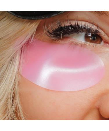 Pink Reusable Under Eye Patches | Eco-Friendly Silicone Wrinkle Patches with Tin Case | Reduce Puffy Eyes & Dark Circles - Buy Online on GoSupps.com