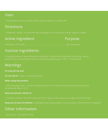 Doctor Butlers Incontinence Barrier Spray - Soothing Protection for Sensitive Skin (3 oz) - Buy Online on GoSupps.com