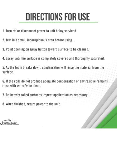 Foaming Coil Cleaner Spray for AC Heating & Refrigerators | No Rinse Breaks Down Dirt Dust Grease & Oil - Shop Internationally - Buy Online on GoSupps.com