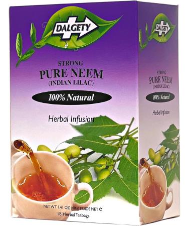 Dalgety Pure Neem Herbal Infusion 72g Cartons 100% Natural Caffeine Free Tea Delicious and Packed with Unique Health Benefits (18 Count (Pack of 6)) - Buy Online on GoSupps.com