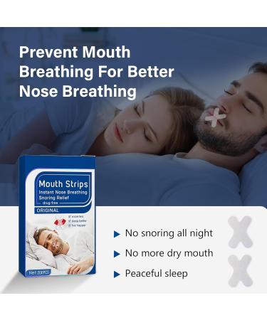 Mouth Tape for Sleeping - 200 Pcs Anti Snoring Strips for Improved Nasal Breathing and Sleep Quality - Buy Online on GoSupps.com