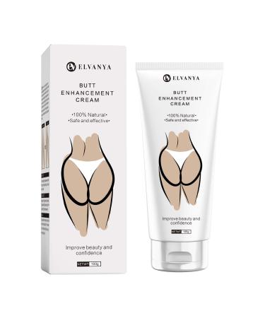 Elvanya Butt Enhancement Cream, Hip Lifting Cream, Firming, and Lifting Loose Skin, Essential Cosmetics Booty Enlargement Cream for Both Men and Women, Booty Magic Butt Plumping Cream 100g S02