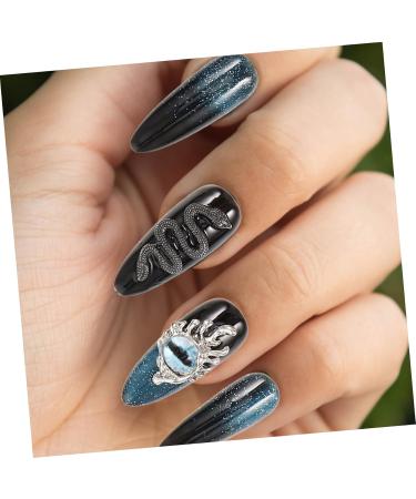 Beaupretty 1 Set Devil Eye Fake Nails Manicure Kit Stickers for Nails Long Nail Tips Adhesive Nail Tips Adhesive Nails Nail Tips for Nails Professional Nails Stickers False Nails Plastic - Buy Online on GoSupps.com