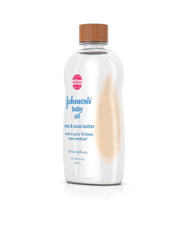 Johnson's Baby Oil - Mineral Oil Enriched with Shea & Cocoa Butter 14 fl. oz - Buy Online on GoSupps.com