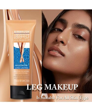  Samkeen Leg Makeup Waterproof 4 Ounce Tattoo Scarves Varicose Veins Leg & Body Covering Cream Medium Shine 4 oz - Buy Online on GoSupps.com