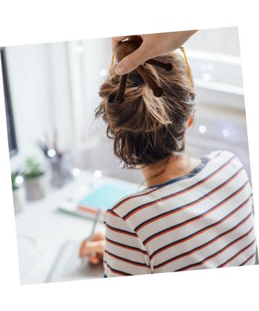 Plafope Wooden Head Massager - 5-Claw Scalp Massager for Relaxation & Stress Relief - Practical Massage Device for All - Buy Online on GoSupps.com