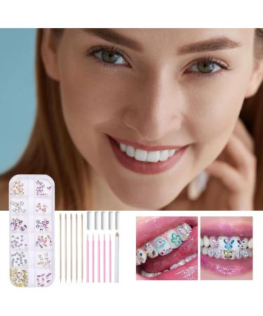 Generic Tooth precious stones crystals shiny tooth precious stones shiny tooth jewellery set glittering decoration tool for beginners and experienced beauty enthusiasts - Buy Online on GoSupps.com