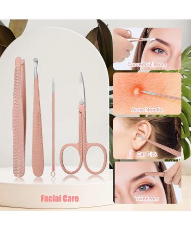 12-in-1 Stainless Steel Manicure Set - Professional Nail & Pedicure Grooming Kit for Men - Perfect Gift for Dad Grandpa & Husband (Rose Gold - Buy Online on GoSupps.com