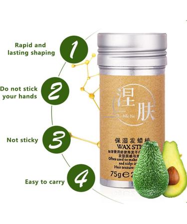 Hair Wax Stick Long-lasting Shaping Fragmentary Hair Finishing Cream Small Fragmentary Hair Finishing Artifact (white) - Buy Online on GoSupps.com