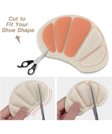 Flintronic 4 Pairs Sneaker Heel Repair Patches - Leather Protector for Most Shoes - Gray, Black, Beige (Set of 4) - Buy Online on GoSupps.com