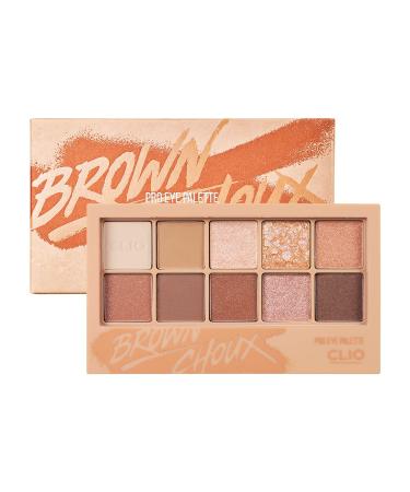 Clio Pro Eye Shadow Palette Matte Shimmer - 002 Brown Choux