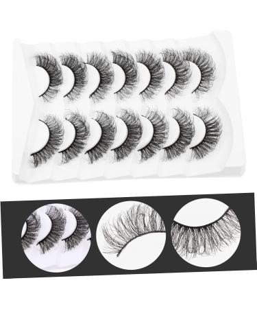 minkissy 1 Box 3d False Eyelashes Artificial Eyelashes False Lashes Pesta as Lashes with Color Party Strip Lashes Girls Outfits Artificial False Eyelash Imitation Manual Miss Set - Buy Online on GoSupps.com