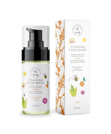 Organic Gentle Kids Foaming Face Wash - Natural, Vegan, Toxin-Free | Sulphate & Paraben Free | Orange Oil | For Kids & Preteens - Buy Online on GoSupps.com
