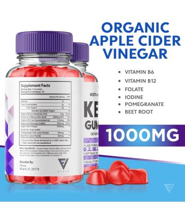3 Pack Keto-O-Zempic Gummies - Advanced Shark AC Tank - Oprah Winfrey Approved - Ketozempic Weight Loss with ACV & Beetroot - 180 Gummies - Buy Online on GoSupps.com