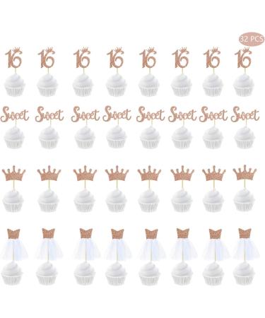 SNUNGPHIR Happy Birthday Cake Topper Acrylic Cupcake Topper for Various Birthday Cake Decorations UKCT-JS1013-015 - Buy Online on GoSupps.com