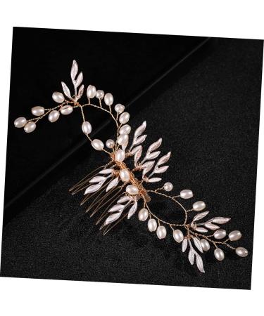 FRCOLOR Piece Hair Accessories for Women Wedding Alloy Hair Topper Pearl Hair Accessories for Women Hair Clip - Buy Online on GoSupps.com
