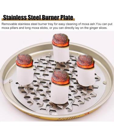 Ener Moxa Box Wooden Moxibustion - Smokeless Moxa Burner for Waist Hip & Leg | Adjustable Temperature Relaxation Chair - Buy Online on GoSupps.com