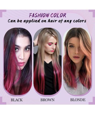 Runature Pink Hair Extensions - 40cm U Tip Real Remy Hair 16 Inch 25 Strands 20g Hot Pink - Buy Online on GoSupps.com