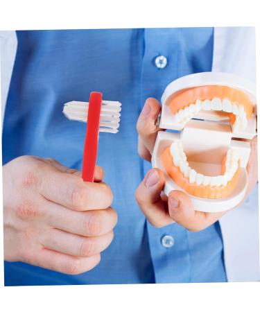 Minkissy 4-Piece Double-Sided Toothbrush Set | Prosthesis Cleaner & Denture Retention Tools | Travel-Friendly Oral Care Solutions - Buy Online on GoSupps.com