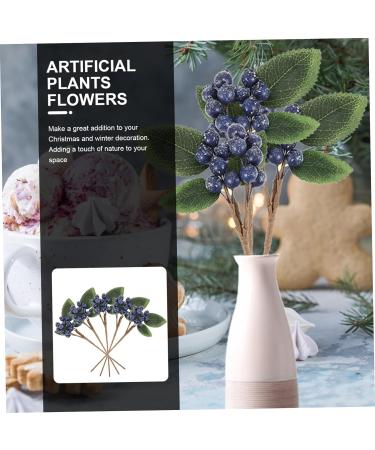 ABOOFAN 15 Pcs Artificial Berry Cuttings Christmas Faux Apples Fake Berries Green Garland Artificial Pine Picks Decor Xmas Tree Picks Blue Flowers Cherry Bean Sticks Iron Dark Bluex3pcs 18X7.5X3CMx3pcs - Buy Online on GoSupps.com
