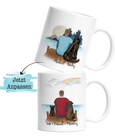 Personalized Dog Dad Mug | Unique Gift for Dog Lovers | Kiddle-Design Dog Owner Merchandise - Buy Online on GoSupps.com