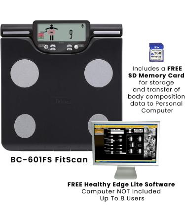 Tanita BC-601FS Segmental Body Composition Monitor with SD Card - Track & Analyze Body Composition Easily - Buy Online on GoSupps.com