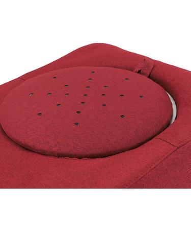 Moxibustion Stool & Pad Set - Adjustable Temperature Abdominal Smoke Control (Red) - Best for International Shipping - Buy Online on GoSupps.com