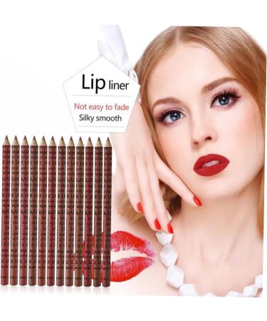  Didiseaon Didiseaon 12 Pieces Eyeliner Lip Pencil Lip Pencil Makeup Supplies Cosmetic Pencil Makeup Kit Lip Liner Pencil Durable Wood Positioner - Buy Online on GoSupps.com