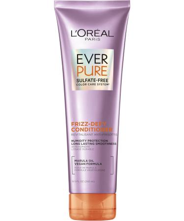 L'Or al Paris EverPure Sulfate-Free Clarify and Restore Shampoo for Hard Water Exposure & Everpure Frizz-Defy Conditioner Paraben Free Vegan 8.5 fl.oz. - Buy Online on GoSupps.com