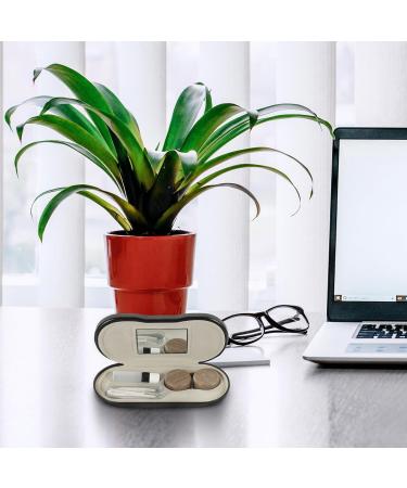 Zerodeko 2-in-1 Glasses Case | Double Layer Storage with Mirror Tweezers & Applicator | Portable Eyewear Organizer - Buy Online on GoSupps.com