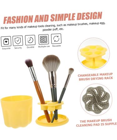 FRCOLOR 4 Sets Cleaning Bowl for Makeup Brush Cleaning Pad Cleaning Set for Makeup Brush Silicone Brush Cleaner Makeup Brush Also Washing PP Homemade Washing Bowl - Buy Online on GoSupps.com