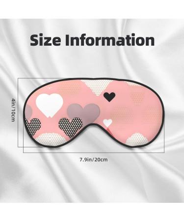 Buy Abstract Love Chart Eye Mask | Soft Elastic & Adjustable Sleeping Mask for Men & Women Comfort for Nighttime Rest - Buy Online on GoSupps.com