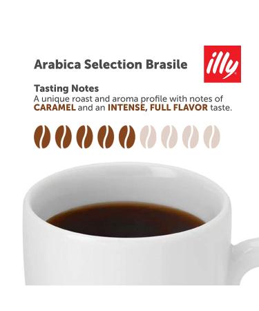 illy Arabica Selections Brasile - 100% Arabica K-Cup Pods for Keurig | Bold Italian Drip Coffee | 10 Count - Buy Online on GoSupps.com